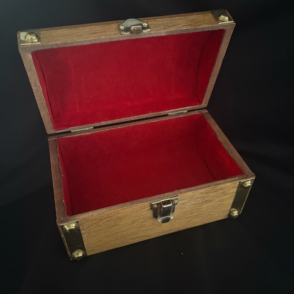 Vintage Wood Purse Handbag with Brass Accents - Japan - Tally-Ho Creation - Picture 2 of 16